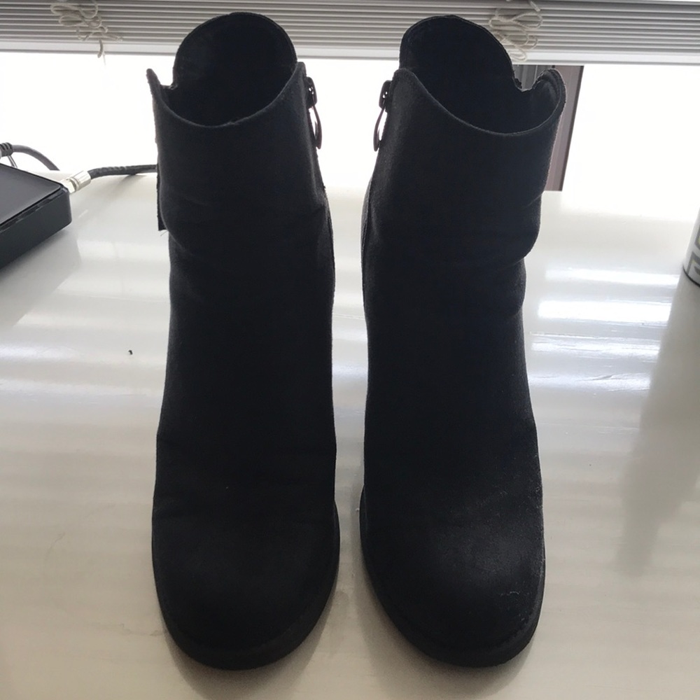 Black Suede booties